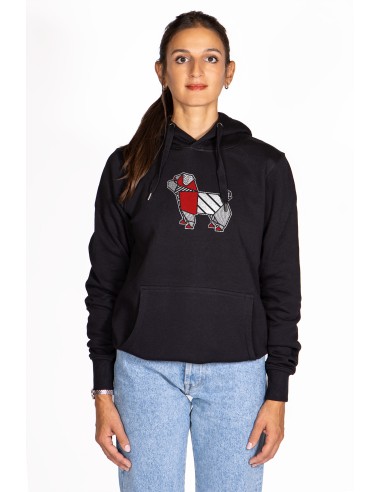 Pop Origami Pug Women's Hoodie