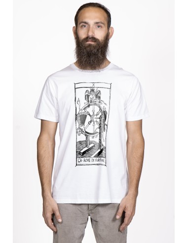 T-shirt  Uomo "Tarot De Marseille" Tarocchi di Marsiglia  La Roue De Fortune X