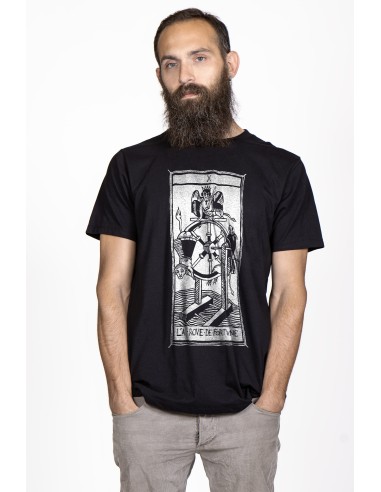 T-shirt  Uomo "Tarot De Marseille" Tarocchi di Marsiglia  La Roue De Fortune X