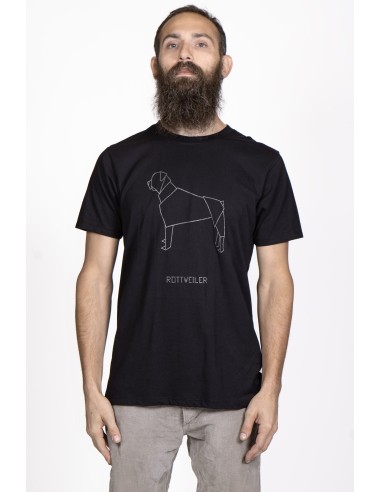 T-shirt Men's Origami Rottweiler