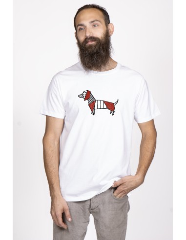 T-shirt Men's Pop Origami Dachshund