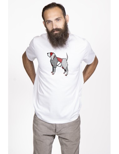 T-shirt Men's Pop Origami Bloodhound