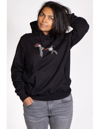 Pop Origami German Drahthaar Women's Hoodie