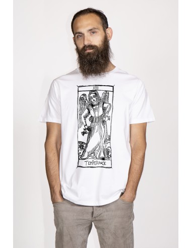 T-shirt  Uomo "Tarot De Marseille" Tarocchi di Marsiglia  La Temperance XIV