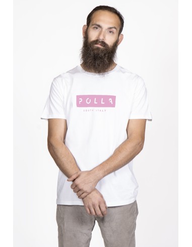 T-shirt Men's Polla Pink Print