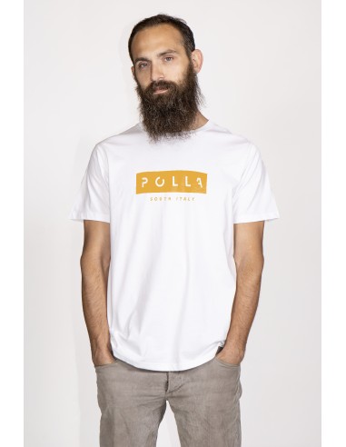 T-shirt Men's Polla Yellow Print