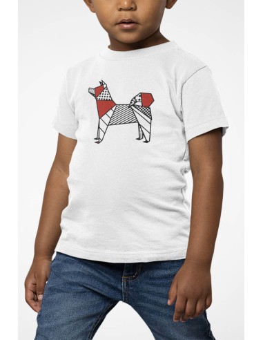 Kids Pop Origami Akita T-Shirt