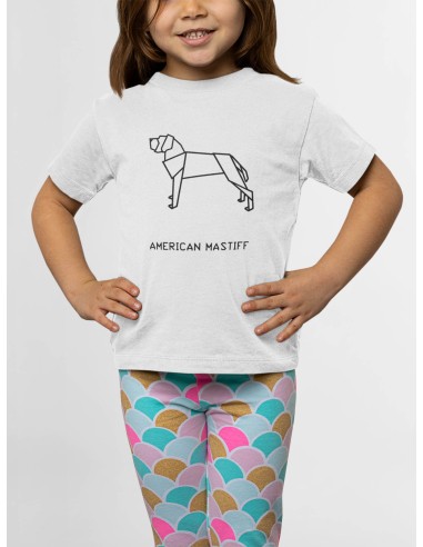 T-shirt Kids Origami American Mastiff