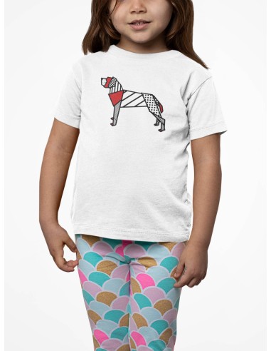 T-shirt Kids Pop Origami American Mastiff