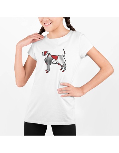 Kids Pop Origami Bloodhound T-Shirt