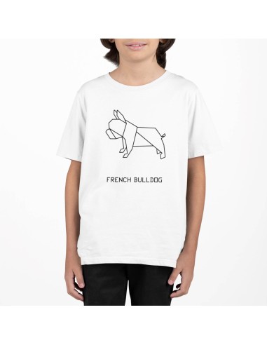 T-shirt Kids Origami French Bulldog