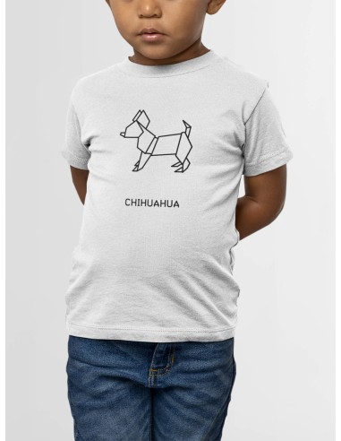 T-shirt Kids Origami Chihuahua