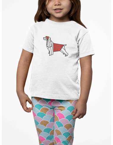 T-shirt Kids Pop Origami Cocker Spaniel