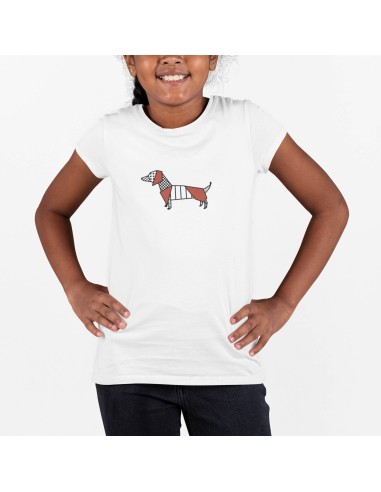 Kids Pop Origami Dachshund T-Shirt