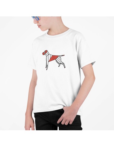 Kids Pop Origami German Drahthaar T-Shirt