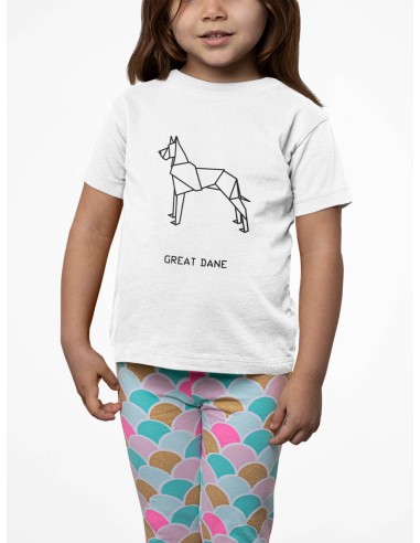 T-shirt Kids Origami Great Dane