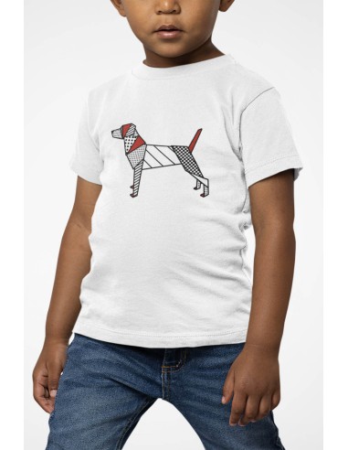 Kids Pop Origami Jack Russell T-Shirt