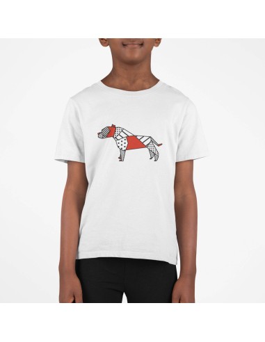 Kids Pop Origami Pitbull T-Shirt