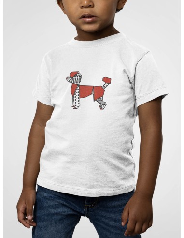 Kids Pop Origami Toy Poodle T-Shirt