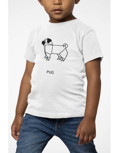 T-shirt Kids Origami Pug