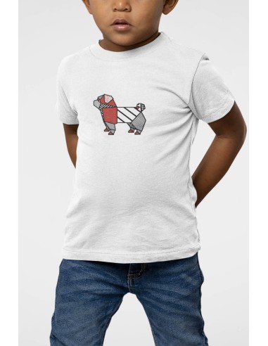 Kids Pop Origami Pug T-Shirt