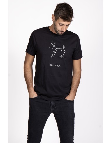 T-shirt Men's Origami Chihuahua