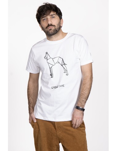 T-shirt Uomo Origami Great Dane