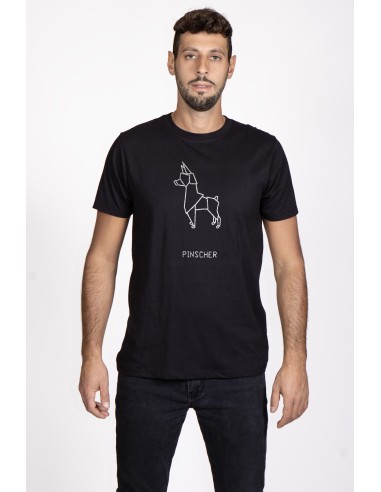 T-shirt Men's Origami Pinscher