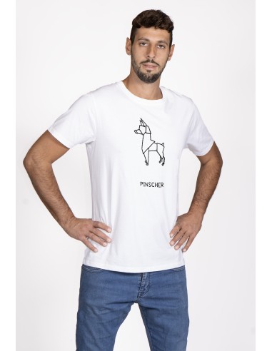 T-shirt Men's Origami Pinscher