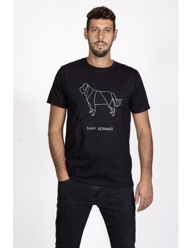 T-shirt Men's Origami Saint Bernard