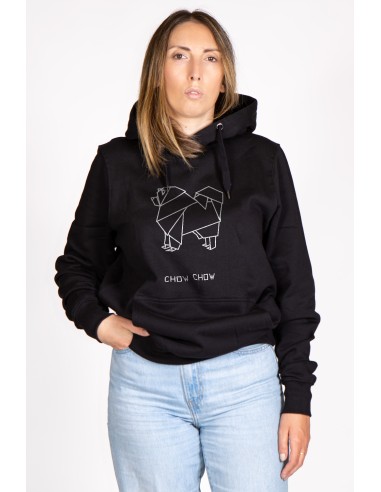 Origami Chow Chow Women's Hoodie