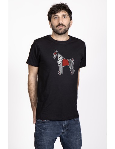 T-shirt Men's Pop Origami Schnauzer