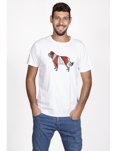 T-shirt Men's Pop Origami Saint Bernard