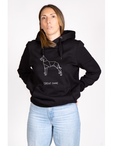 Origami Great Dane Women's Hoodie