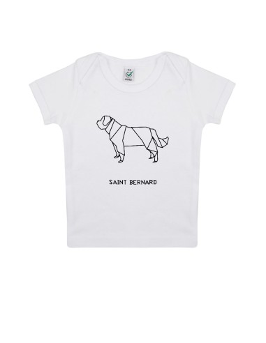 Baby Infants Origami Saint Bernard T-shirt