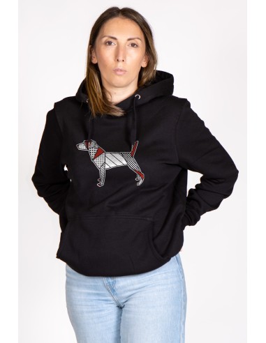 Pop Origami Jack Russell Women's Hooded Sweatshirt