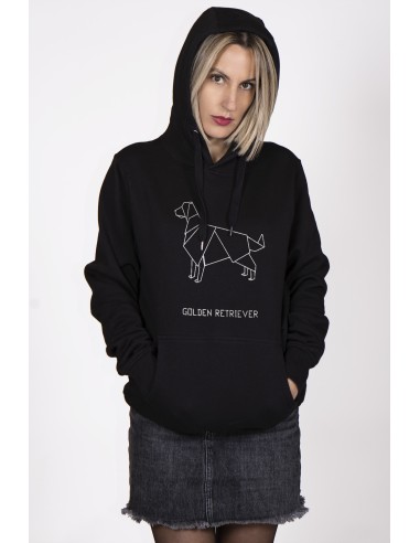 Origami Golden Retriever Women's Hoodie