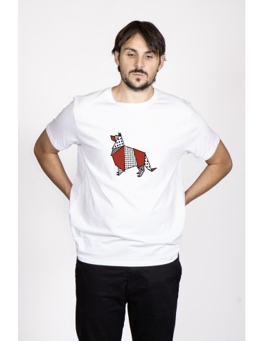 T-shirt Men's Pop Origami Collie