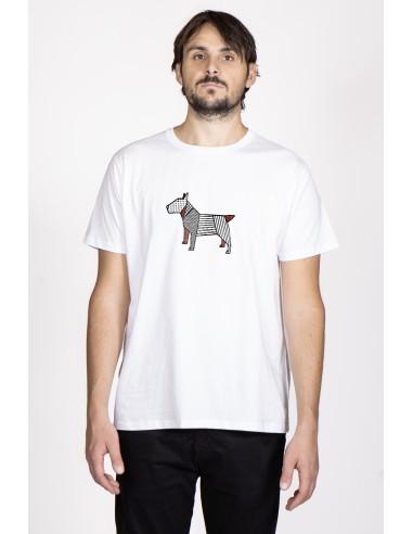 T-shirt Men's Pop Origami Bull Terrier