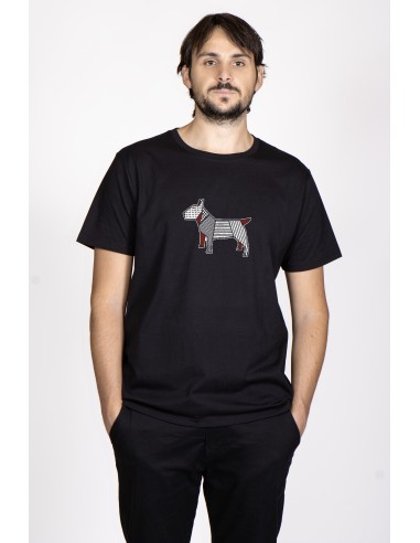 T-shirt Men's Pop Origami Bull Terrier