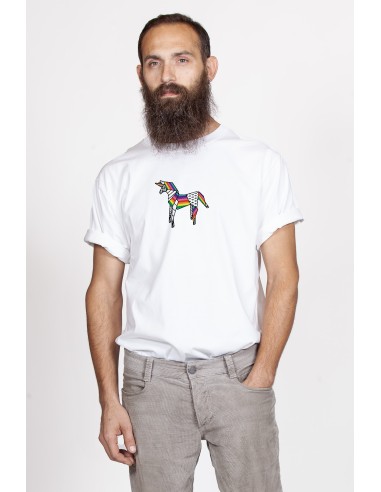 T-shirt Oversize Uomo Origami Unicorn "Pride Unfolded"