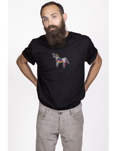 T-shirt Oversize Uomo Origami Unicorn "Pride Unfolded"