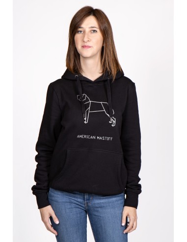 Origami American Mastiff Women's Hoodie