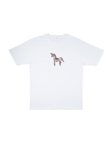 T-shirt Oversize Donna Origami Unicorn "Pride Unfolded"