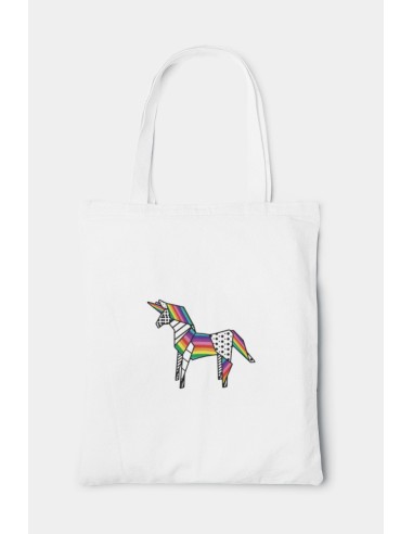 Shopper Bag Borsa Origami Unicorn "Pride Unfolded"