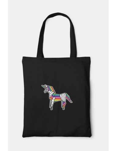 Shopper Bag Tote bag Origami Unicorn "Pride Unfolded"