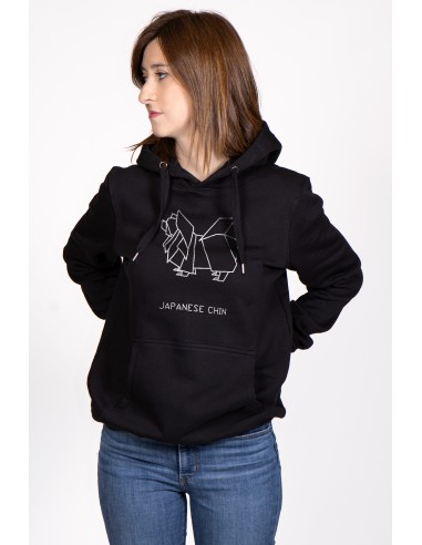 Origami Japanese Chin Women's Hoodie