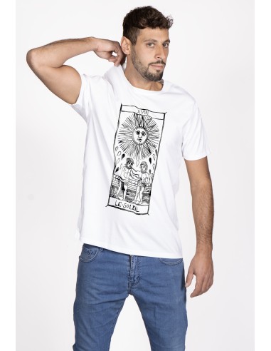 T-shirt  Uomo "Tarot De Marseille" Tarocchi di Marsiglia  Le Soleil XIX