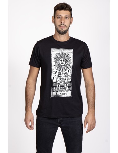 T-shirt  Uomo "Tarot De Marseille" Tarocchi di Marsiglia  Le Soleil XIX