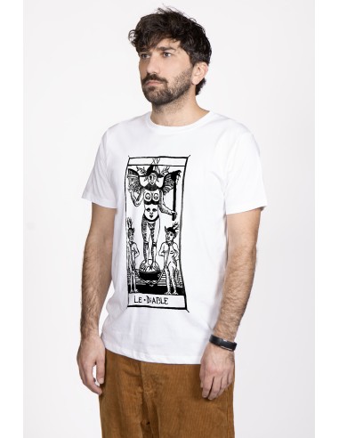 T-shirt  Uomo "Tarot De Marseille" Tarocchi di Marsiglia  Le Diable XV